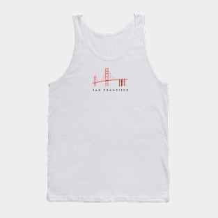 Golden Gate Bridge 2, San Francisco, California Tank Top